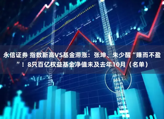 永信证券 指数新高VS基金滞涨：张坤、朱少醒“赚而不盈”！8只百亿权益基金净值未及去年10月（名单）