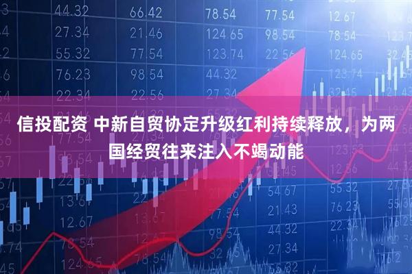 信投配资 中新自贸协定升级红利持续释放，为两国经贸往来注入不竭动能